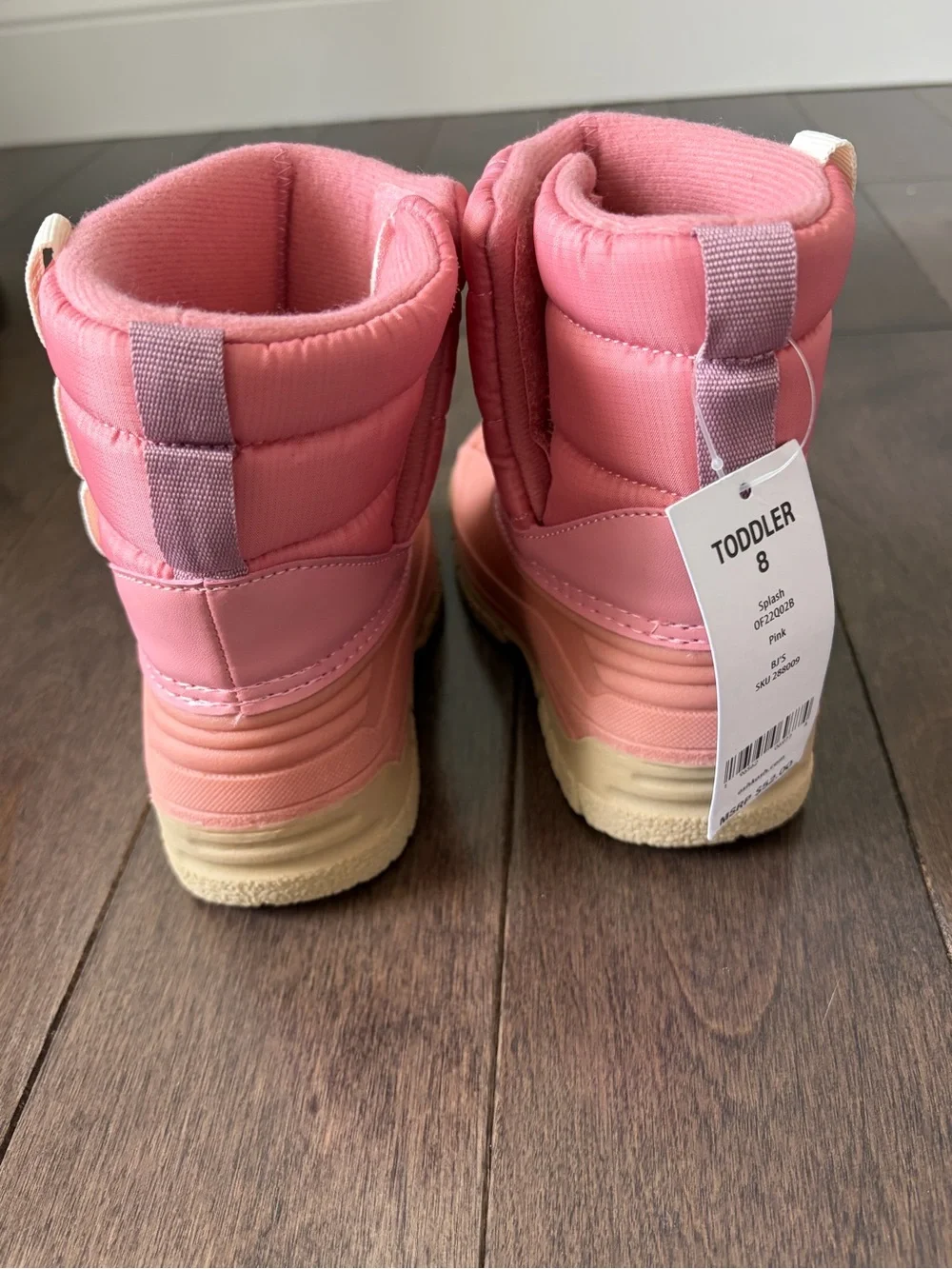 NWT OshKosh B'gosh Light Pink Toddler Girl Kid Snow winter Boots size 8T